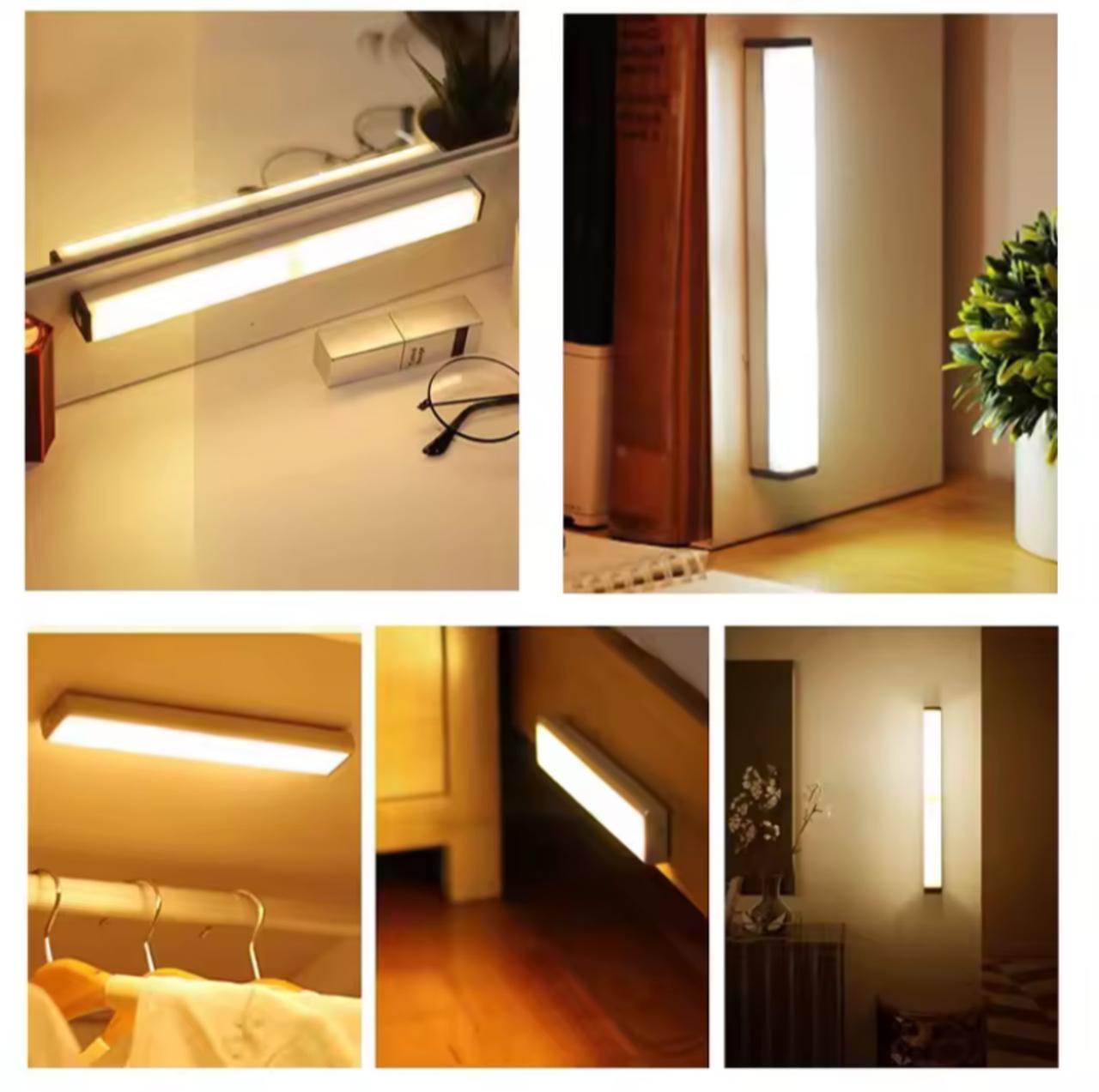 Barra De Luz Led Portátil 50cm Con Sensor De Movimiento Recargable Para Closet Cocina - Image 3